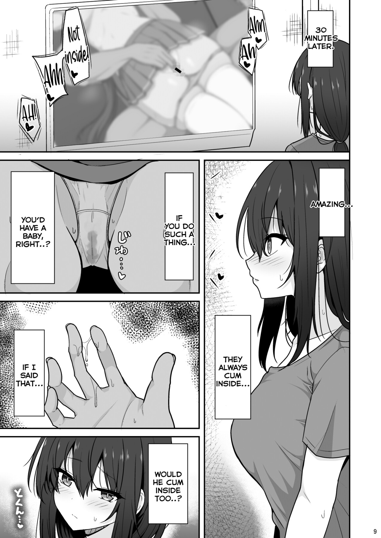 Hentai Manga Comic-A Quiet Girlfriend Becomes a Dirty Little Schoolgirl Who Loves Sex While On a AV Shoot-Read-8